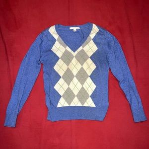 Blue Merona Argyle Knit